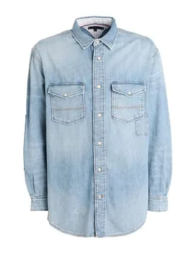 Camisa vaquera Hombre Azul marino M,S,XL Hombre - Tommy hilfiger - FashionsVida