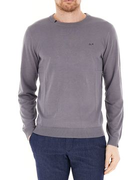 SUN68 Maglia in cotone GRIGIO M