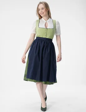 Trentini Dirndl ANIKA verde 38 - Trentini - FashionsVida