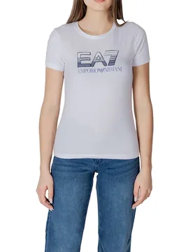 Ea7 T-Shirt Weiß 485037