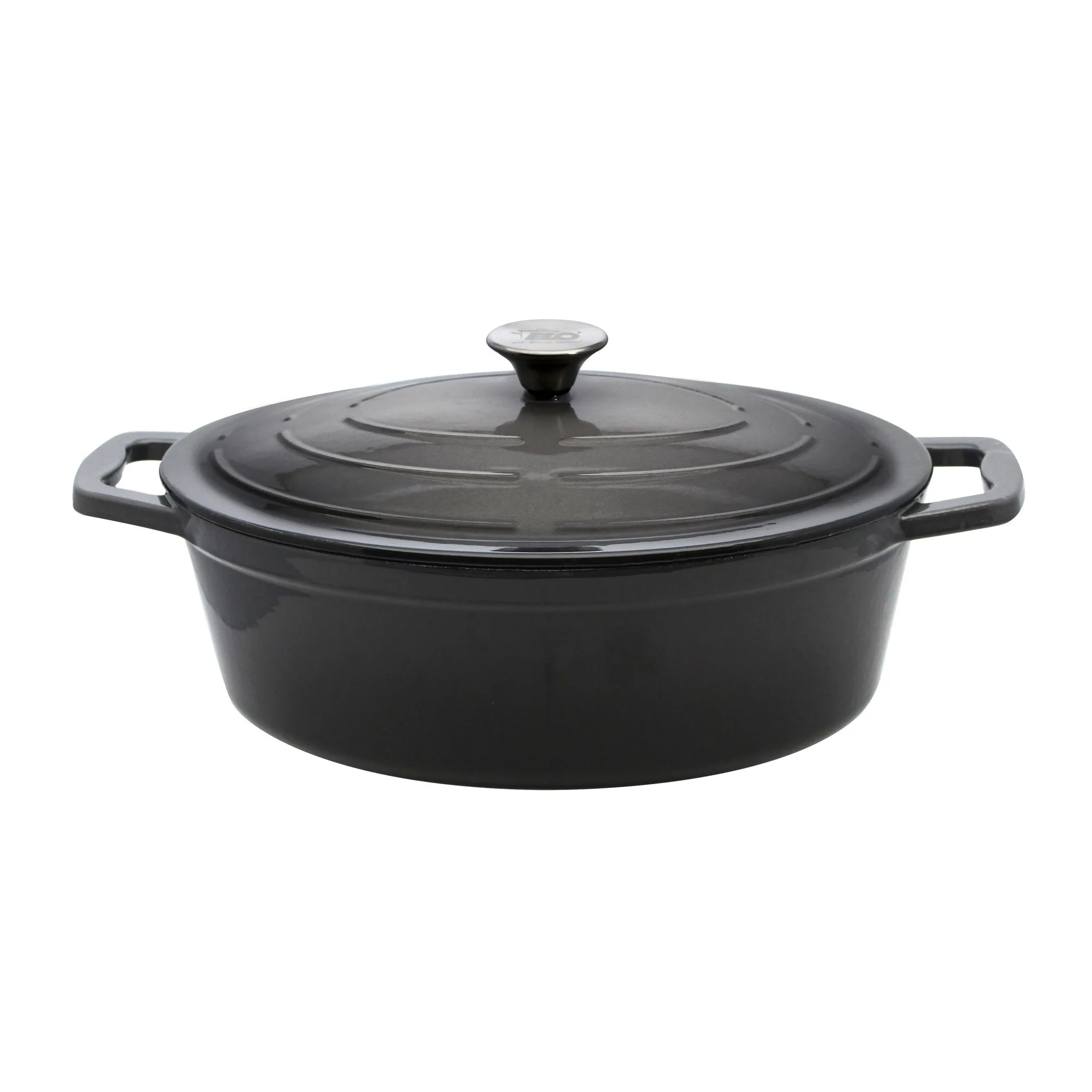 Bräter Gusseisen oval, 5 l grau - ELO - FashionsVida