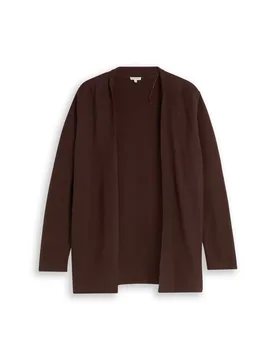 Knit structured open cardigan female - 48 - FashionsVida