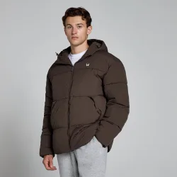 Chaqueta corta acolchada para hombre de - Chocolate - XS