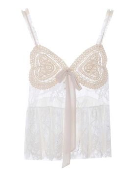 Aniye By Top Noa in pizzo bianco