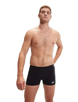 Hyper Boom Panel Swimming Boxer Black / Usa Charcoal / White UK 38 Men - Speedo - FashionsVida