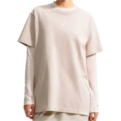 Sportswear classic camiseta manga corta mujer Marron (XS)