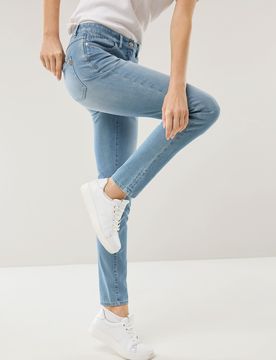 Bi-Stretch-Jeans Softtouch, Regular Fit#normale Größen#Kurzgrößen#Langgrößen, Farbe Blau, 88, längs- und querelastisch weich und leicht Damen
