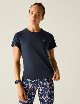 Nimble Short Sleeved Running T-Shirt - Mid Navy - Size: 18 - Dare 2b - FashionsVida