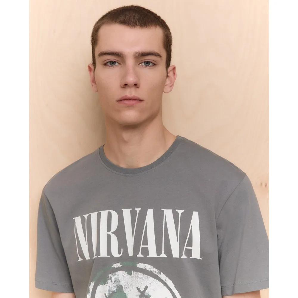 Camiseta de Nirvana de manga corta de hombre - Easy Wear - FashionsVida