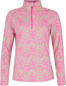 T-shirt à Manches Longues Avec Demi-zip Kacey Foxy Pink L - Protest - FashionsVida