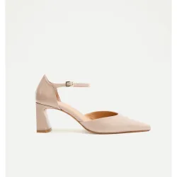 Zapatos de tacón de mujer con pulsera al tobillo