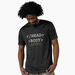 HTML Concept Design Funny Developer Gift t shirt for Software Engineer Graphic clothes All size Tops
