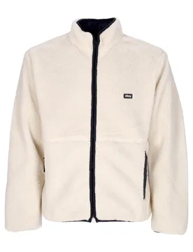 Orsetto Uomo Trophy Sherpa Jacket Reversible Natural - OBEY - FashionsVida