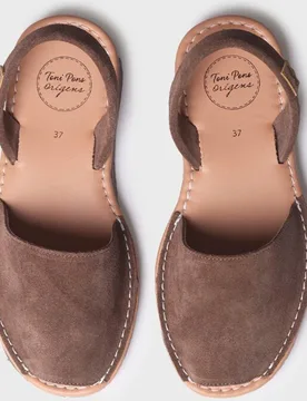 Menorquinas de mujer de serraje con suela de goma - Toni Pons - FashionsVida