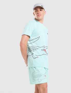 Mens Maglia Wrap Croc - Verde, verde verde Uomo taglia 8/3XL