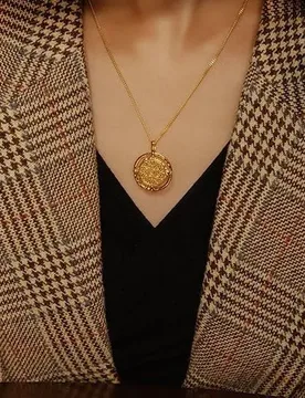 Brass With 18K Gold Vintage Star Pendant Necklaces Women Jewelry Punk Party T Show Designer Club Ins Rare Japan Korean - Aliexpress - FashionsVida