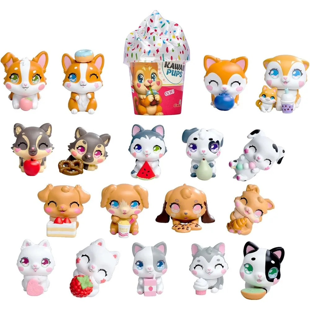 Figura sorpresa Kawaii Pups 18 modelos surtidos - Simba - FashionsVida