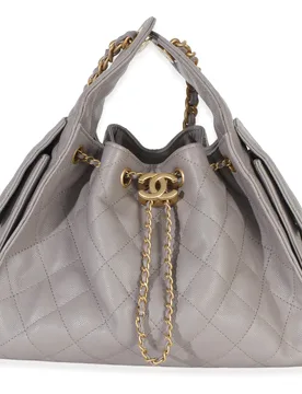 Quilted Caviar Small 25 Hobo Handbag - Chanel - FashionsVida