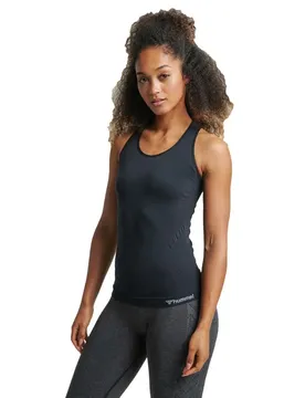 T-shirt Sans Manches Tif Seamless Black XS