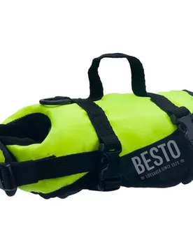 Deluxe Cat Pet Life Jacket Yellow / Black 0-3 Kg unisex - Besto - FashionsVida