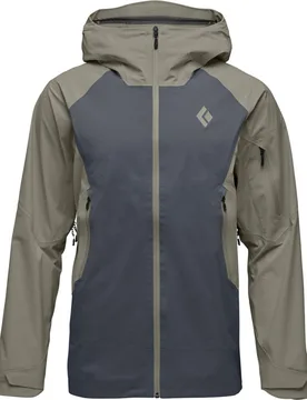 Veste de ski de randonnée imperméable et respirante M Recon LT Stretch Shell Pine Smoke Carbon für Herren Größe XL - Black diamond - FashionsVida