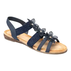 Stretch-Sandalette „Silke“ 38 blau