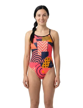 Hs Patchwork Swimsuit Multicolour 10 Women - HUUB - FashionsVida
