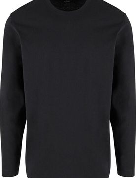 Langarmshirt - Basic Longsleeve - S bis 4XL - für Männer - Größe 3XL - schwarz - Männer - male
