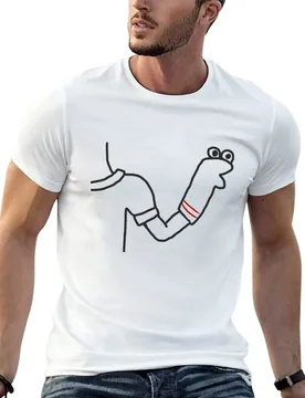 Sock Puppet T-Shirt anime t shirts oversize men t shirt cotton 100% T-Shirt - Aliexpress - FashionsVida