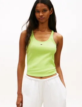 TJW SLIM RACER BACK RIB TANK female - S - FashionsVida
