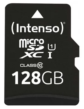 Carte Mémoire Microsdxc 128gb Class 10 Uhs-i U1 Performance Black One Size unisex - Intenso - FashionsVida
