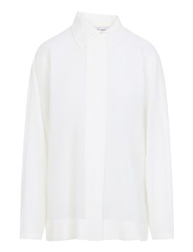 Camicia con colletto asimmetrico