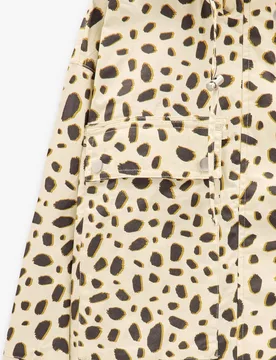 Chubasquero de mujer 100% algodón con estampado animal print - Parfois - FashionsVida