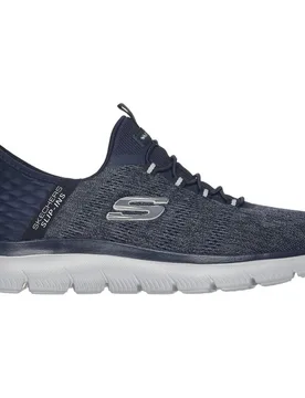 Summits - Key Pace Herren Freizeitschuhe, blau, Größe 44 44 - Skechers - FashionsVida