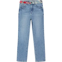 Pantalón de mujer vaquero recto