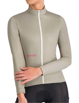 Classic thermal maillot manga larga mujer Verde (XL)