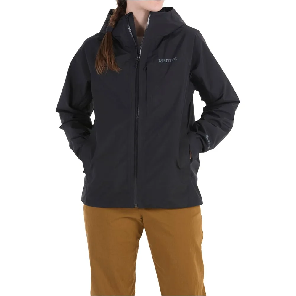 Waypoint gore-tex chaqueta impermeable mujer Negro - Marmot - FashionsVida