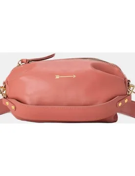 Bolso mediano de piel con forma de globo - Mercules - FashionsVida