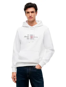 Felpa Con Cappuccio Mw0mw3220 White 2XL