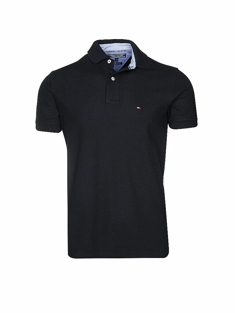 Polo de corte regular negro XL - Tommy hilfiger - FashionsVida