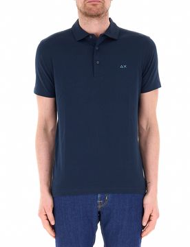 SUN68 Polo in cotone BLU NAVY XXL