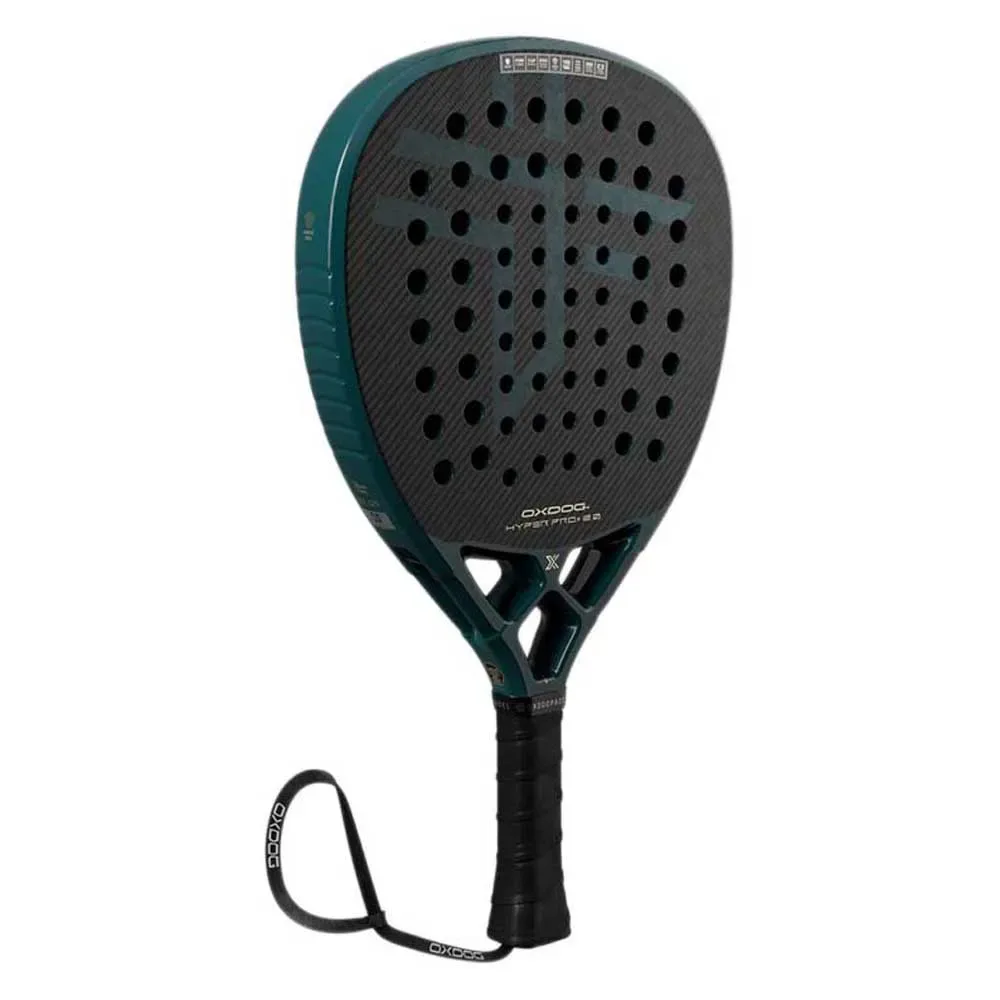 Hyper Pro+ 2.0 Padel Racket Emerald Green / Black One Size - Oxdog - FashionsVida