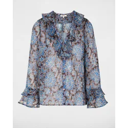 Camisa de mujer de gasa ajustada