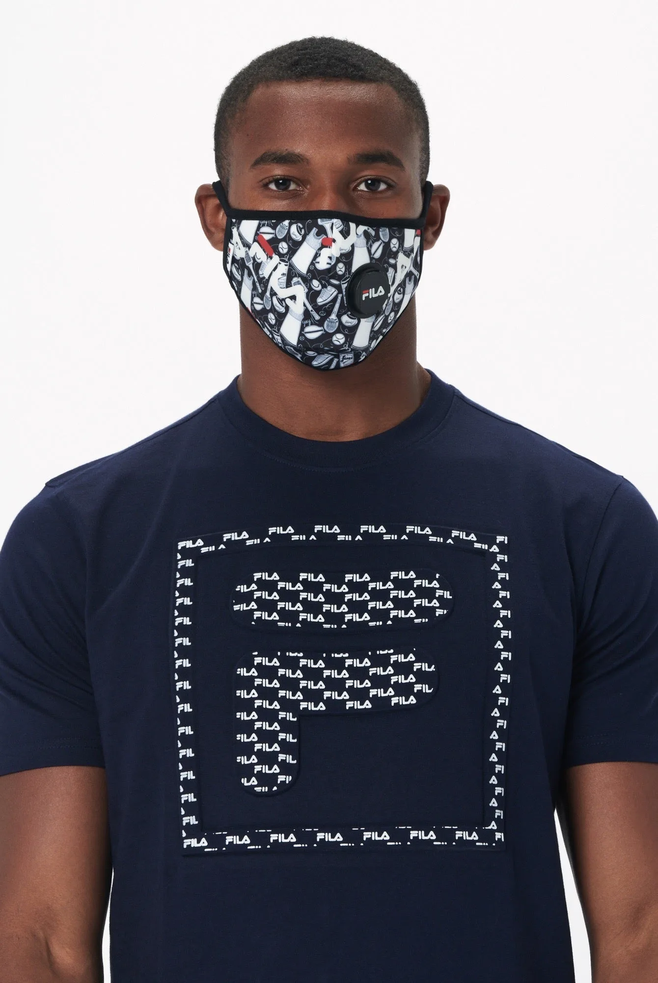 Abstract Face Mask - FILA - FashionsVida
