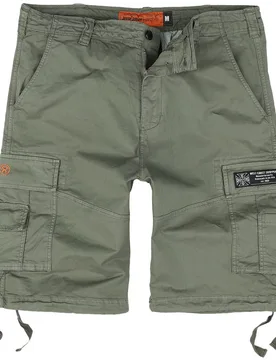 Short - Cargo Shorts - L bis 3XL - für Männer - Größe XL - oliv - Männer - male - West Coast Choppers - FashionsVida