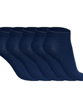 Sneaker-Socken, 5 Paar blau 43 - wonderwalk - FashionsVida
