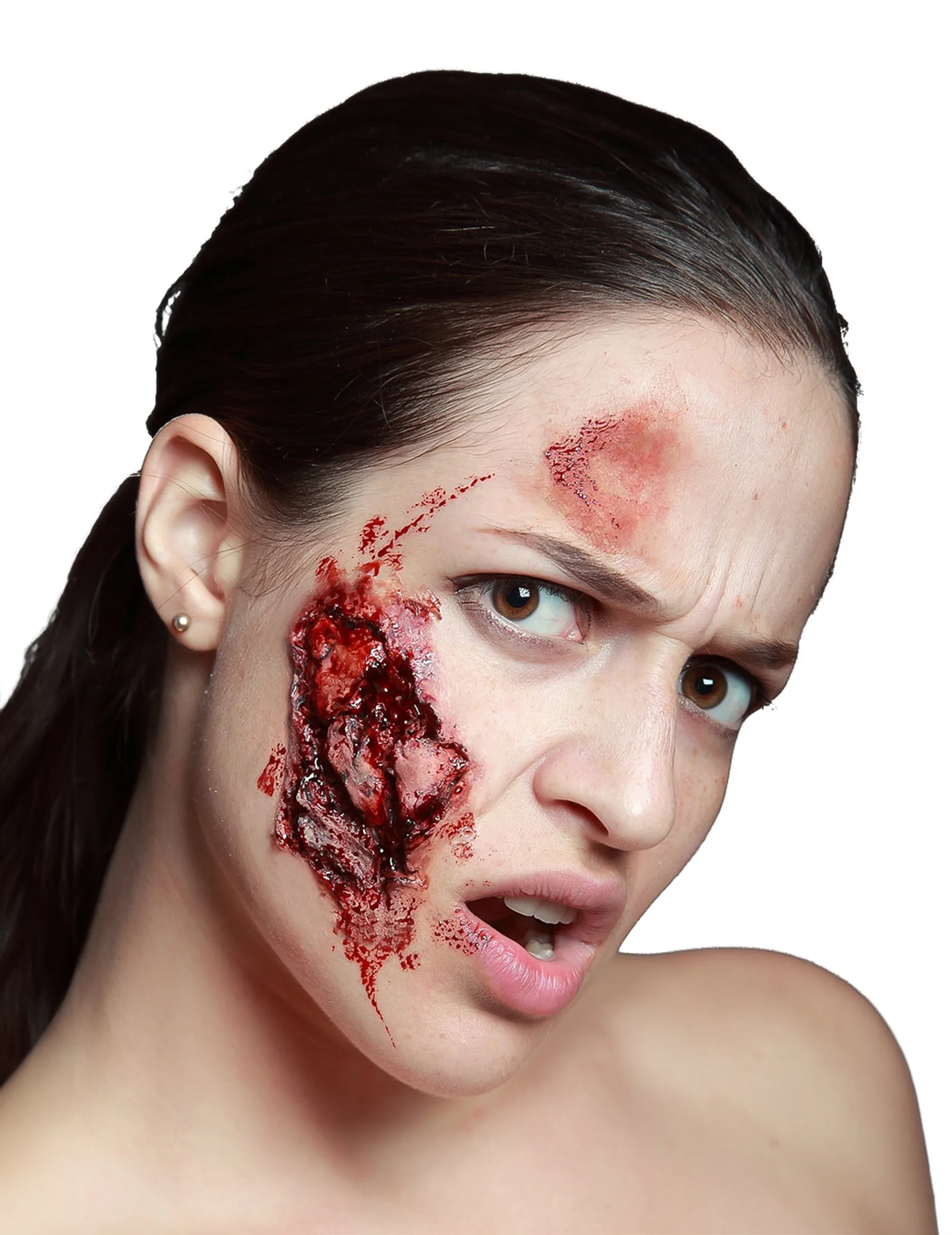 Schaurige Bissverletzung Horror Make-up - KARNEVAL-MEGASTORE - FashionsVida