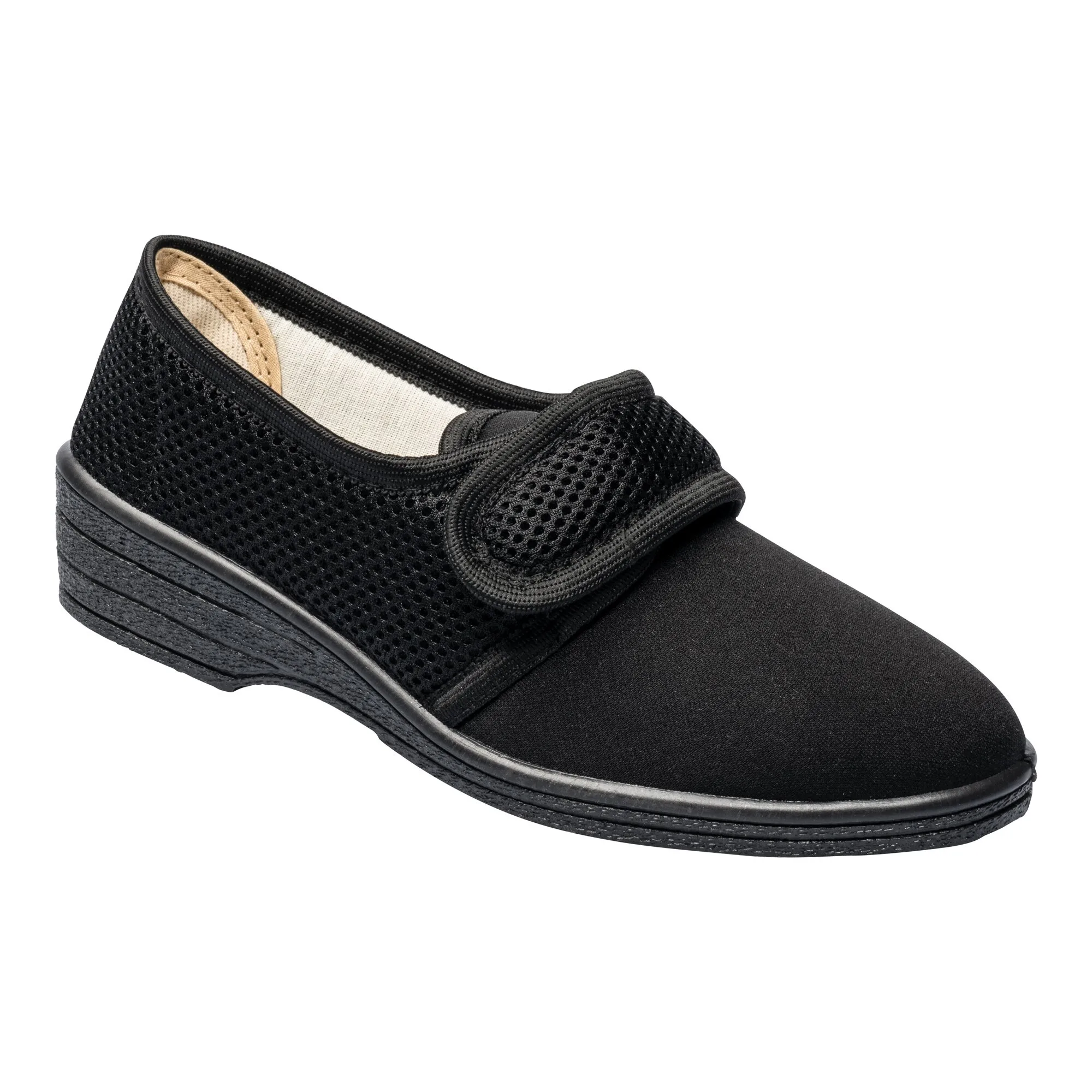 Damen-Softschuh "Lyon" 41 schwarz - MODERNE HAUSFRAU - FashionsVida