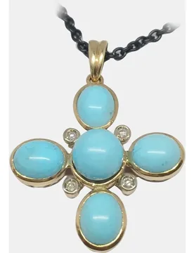 Colgante de oro y - Romo Designs - FashionsVida