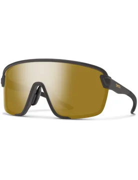 Lunettes de soleil polarisées - Bobcat Matte Gravy ChromaPop Polarized Bronze Mirror - Noir - SMITH - FashionsVida